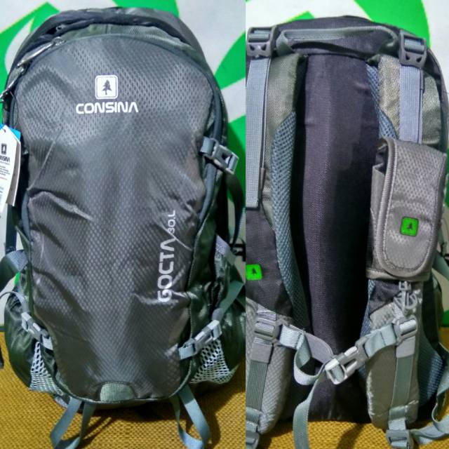 Daypack Consina Gocta Original Ransel Tas Include Rain Cover