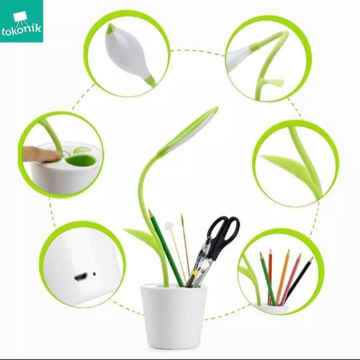 Lampu Belajar Van Star - Lampu Meja - Lampu Led Bisa Tanpa Kabel