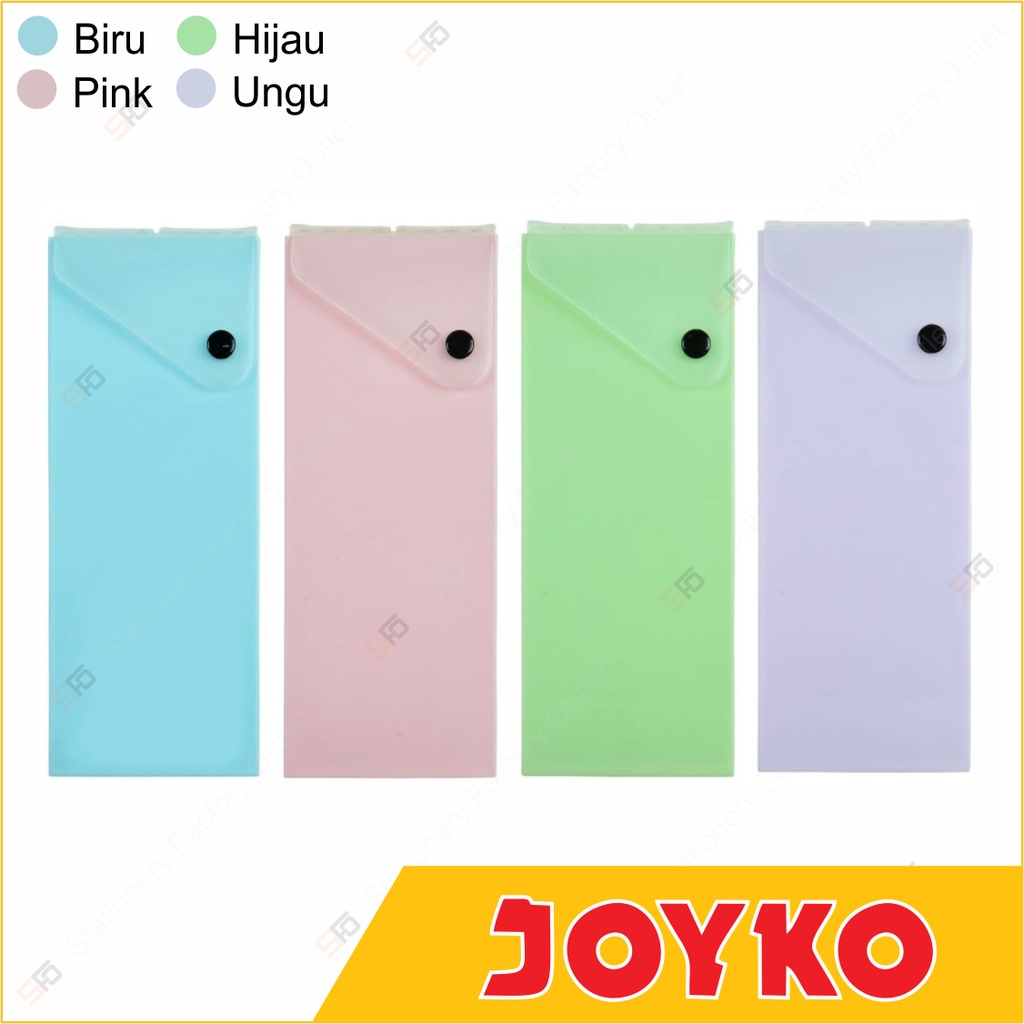 

Kotak Pensil Plastik Pastel Joyko - Pencil Case PC-0719 PSTL-35 - SFO Semarang Official