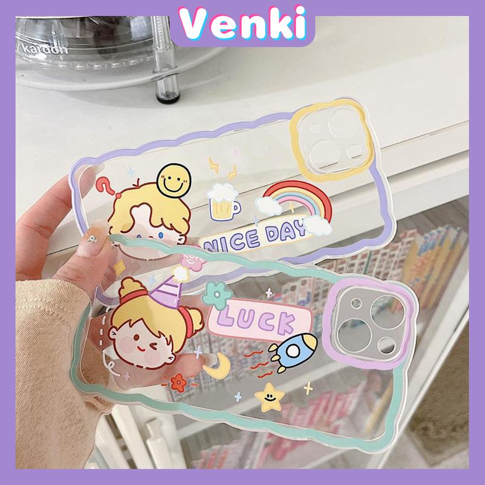 iPhone Case Silicone Soft Case Clear Case Airbag Shockproof Camera Cover Protection Cartoon Cute Compatible For iPhone 11 iPhone 13 Pro Max iPhone 12 Pro Max iPhone 7Plus iPhone xr