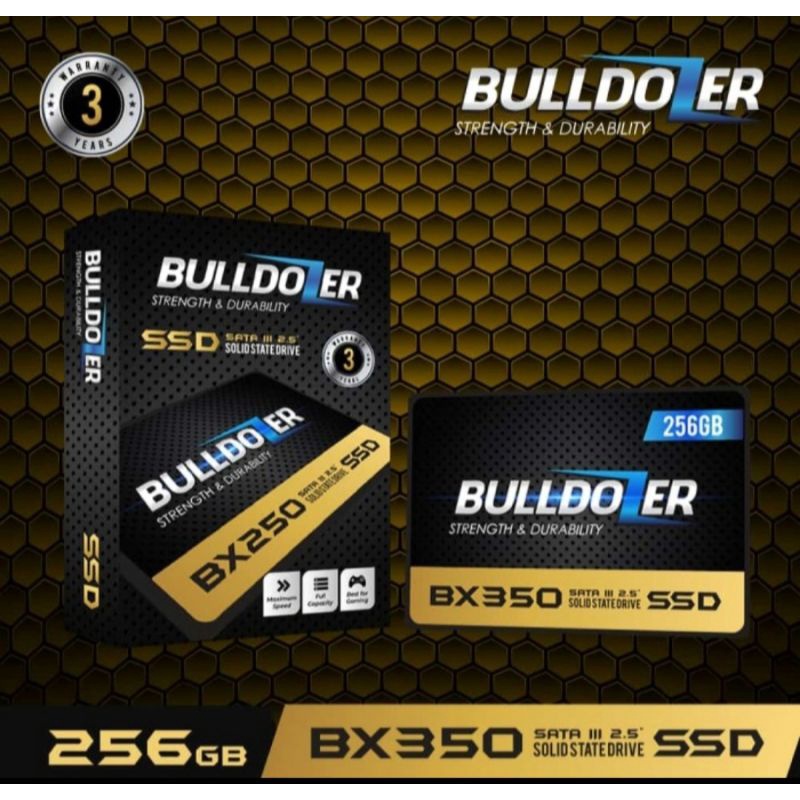 SSD 256GB BULLDOZER Sata 3 2.5&quot; GARANSI RESMI