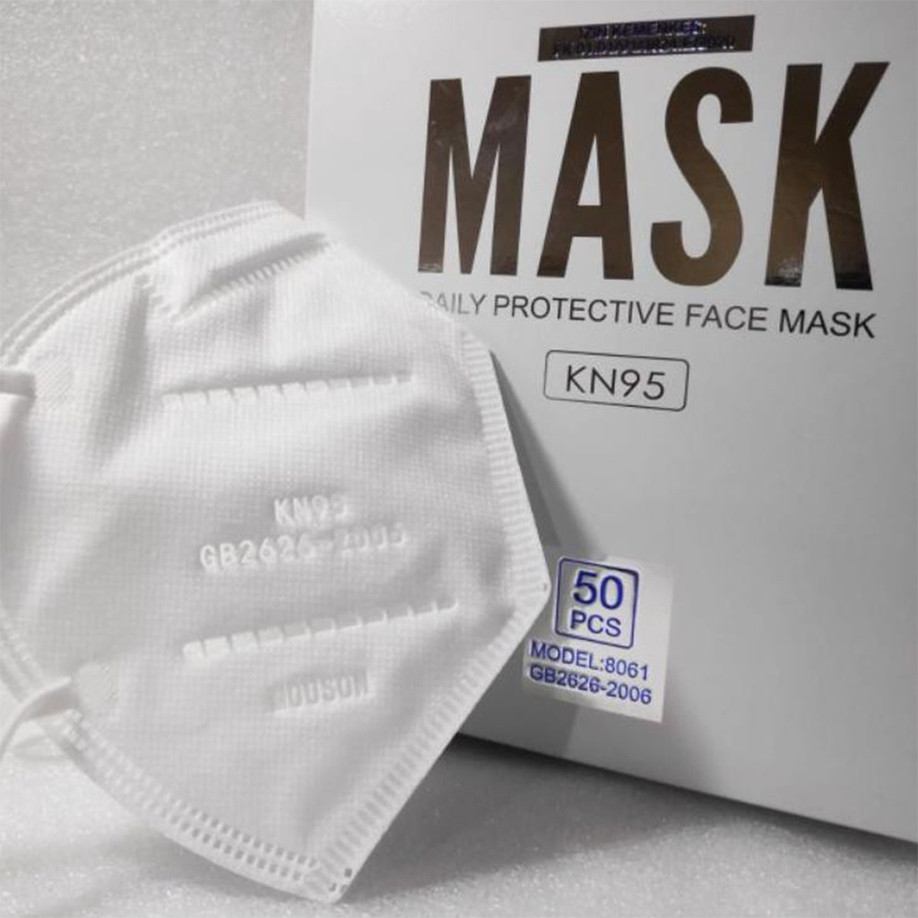 MOUSON KN95 - Masker KN95 Premium Mask 5PLY - BOX Isi 50pcs