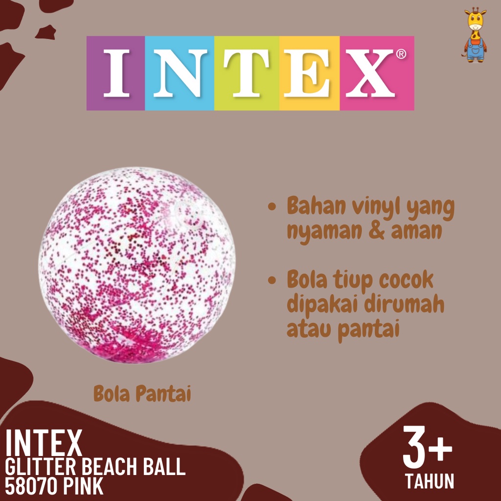 INTEX 58070 Glitter Beach Balls