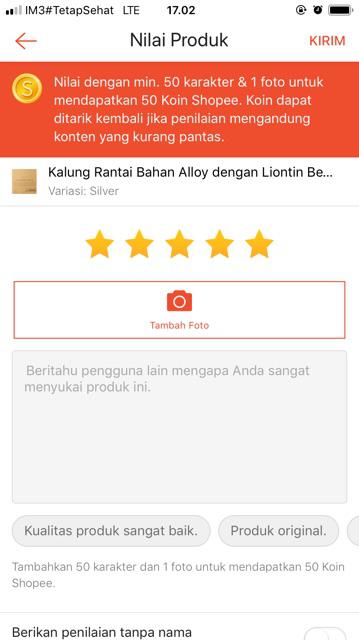 Kalung Rantai Bahan Alloy dengan Liontin Bentuk Infinity 