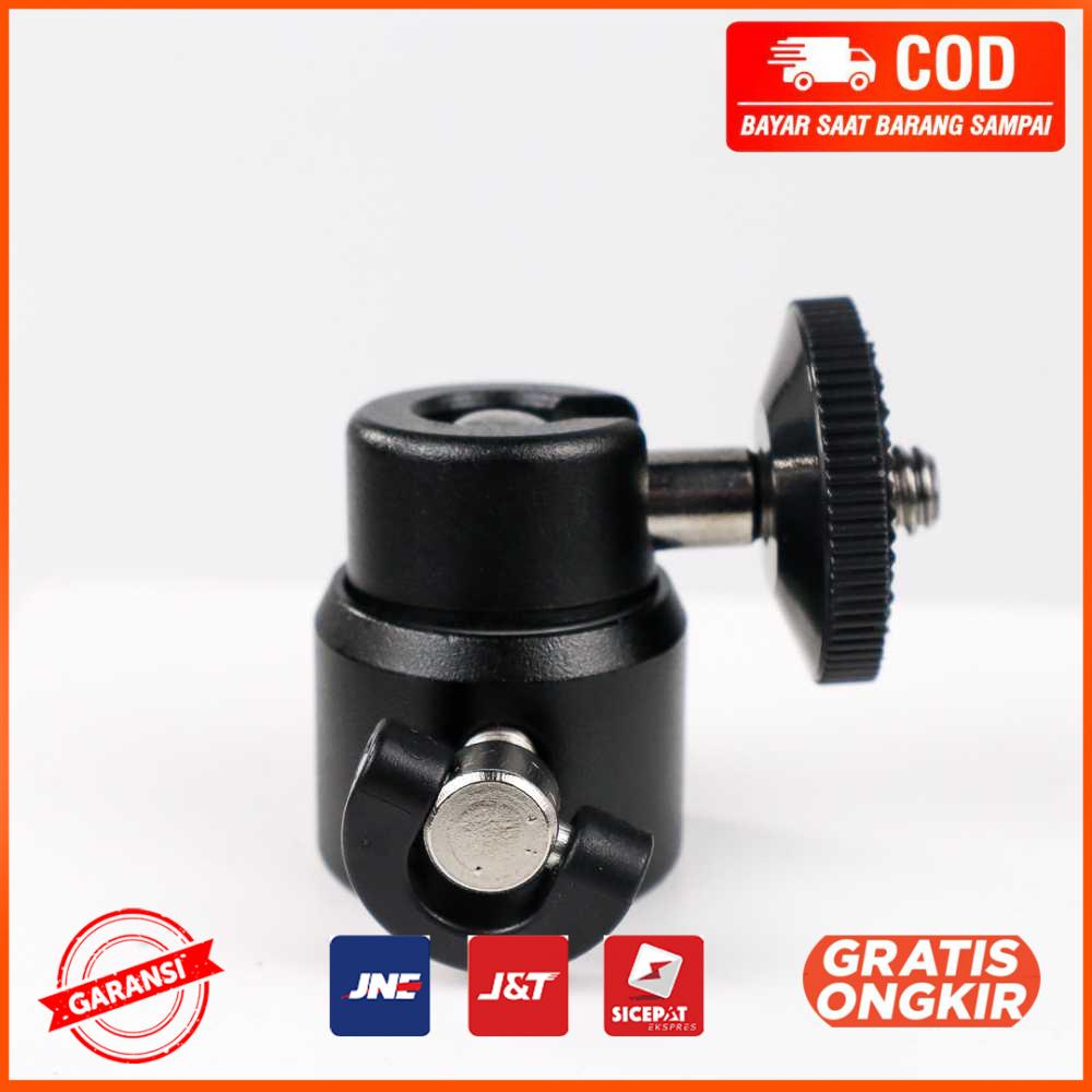 Mini Ball Head Tripod Kamera DSLR Hot Shoe Adaptor - AM01