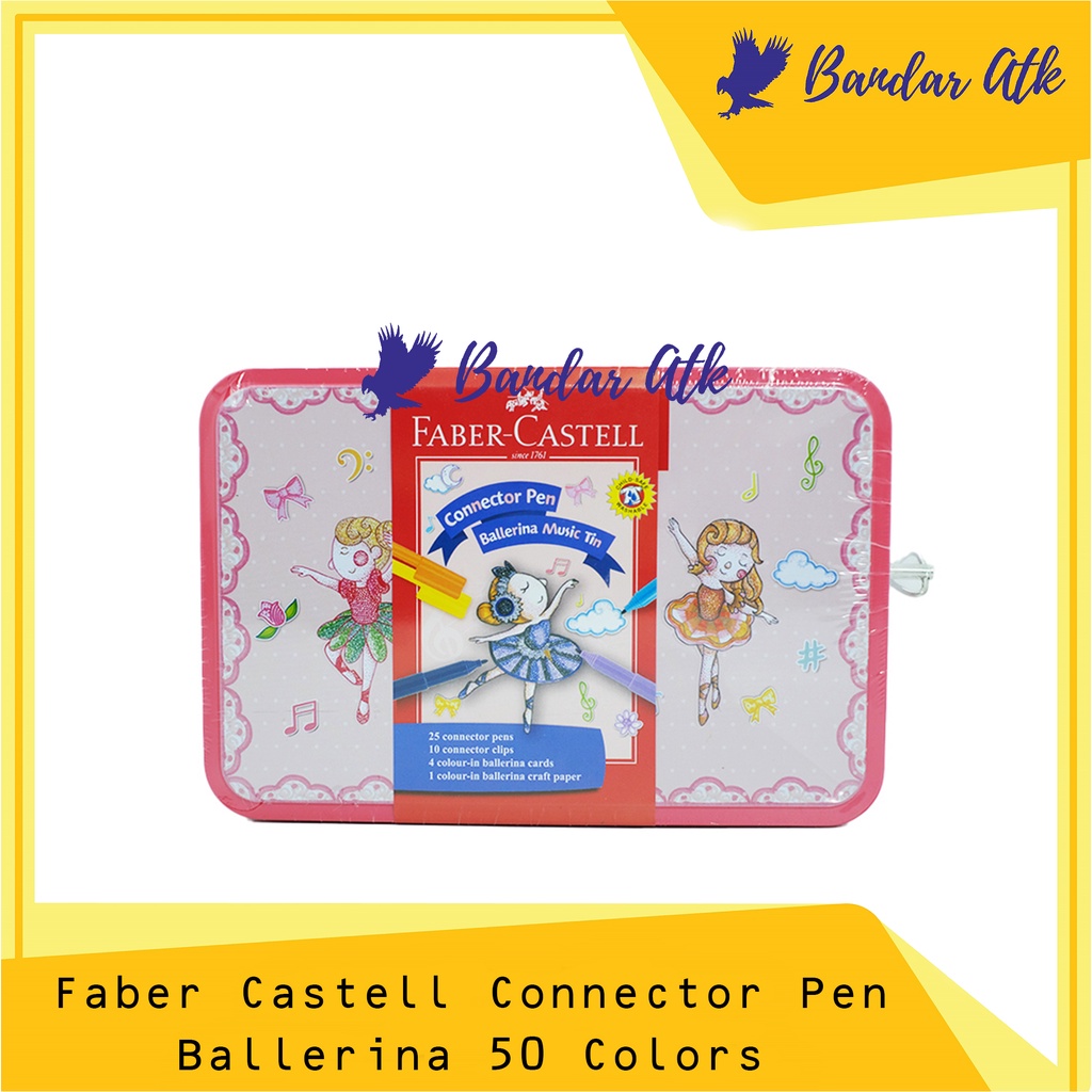 

Faber Castell Connector Pen 25 Warna Ballerina Music Box [1 SET]