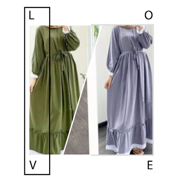 Baju muslim terbaru - Dress-gamis remaja