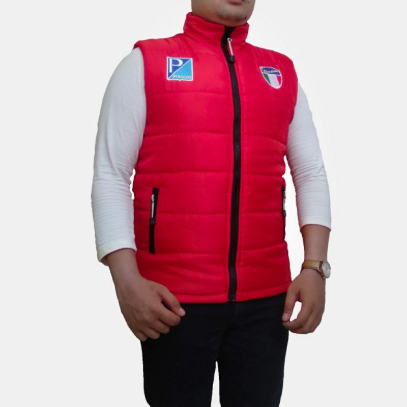 Rompi JUMBO XXL Motor Vespa  / Rompi pria Keren / Rompi Vespa / Rompi Vest Peak Malka Bandung Cloth