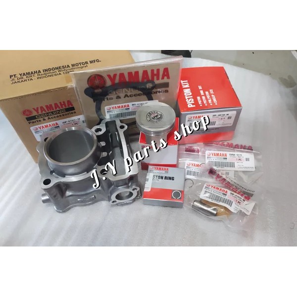 PAKET PAKING BLOK DAN SEHER PISTON NMAX N MAX LAMA AEROX 155 UPGRADE LEXI JADI 155 ORIGINAL YGP