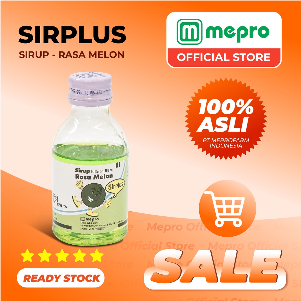 

Sirplus Sirup Rasa Melon - Pemanis & pelarut Obat