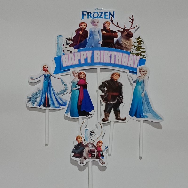 cake topper birthday karakter frozen