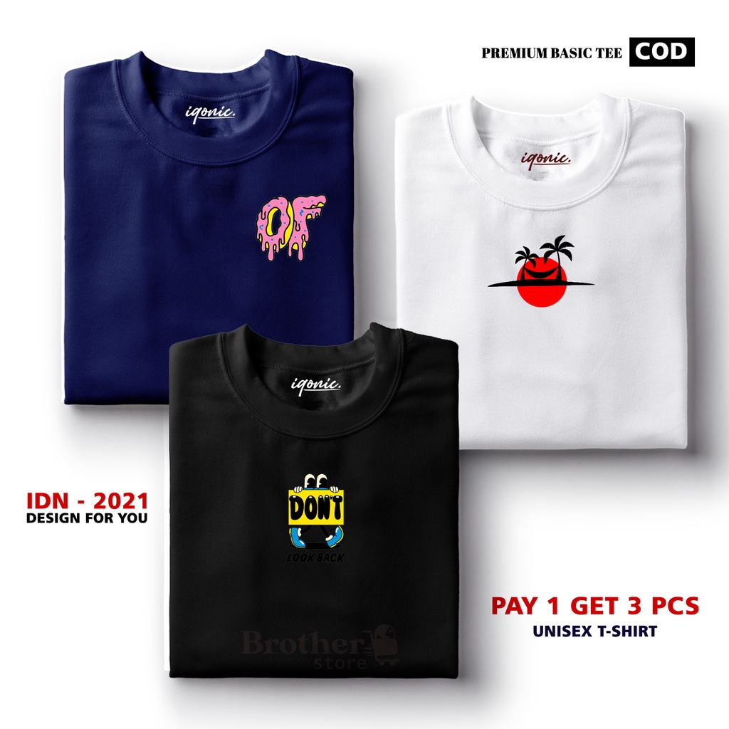 BUY 1 OR 3 PCS ( PROMO COD ) BROTHER STORE / Kaos Distro100% Catoon Combed 30s / ArticelODS