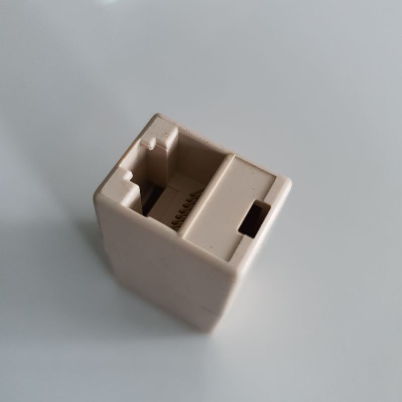 BAREL RJ45 SAMBUNGAN RJ45 SAMBUNGAN LAN COUPLER RJ45 FEMALE FEMALE