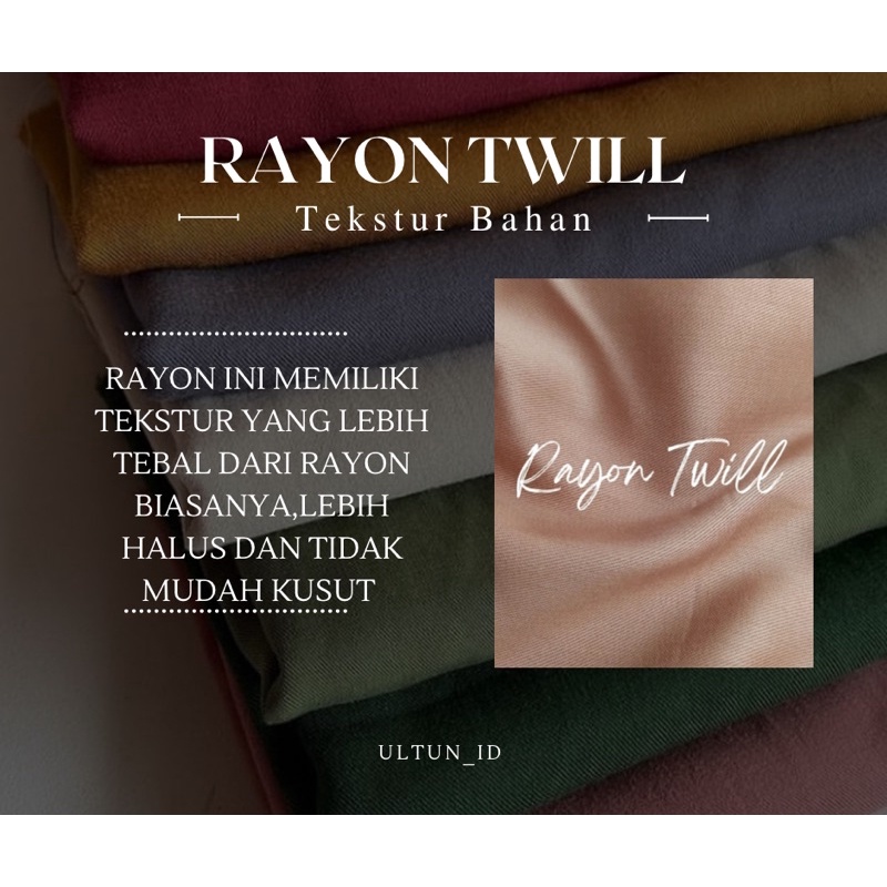 KEMEJA BASIC RAYON TWILL OVERSIZE BLOUSE WANITA KEKINIAN