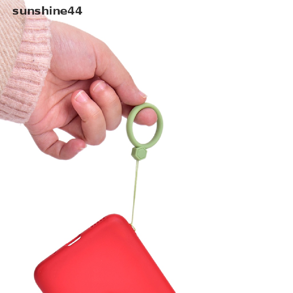 Sunshine Tali Lanyard Silikon Anti Hilang Untuk Handphone Universal