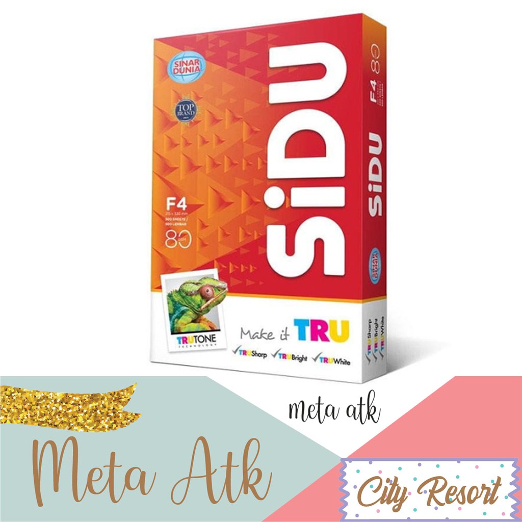 

Kertas HVS Sinar Dunia F4 80gr (1rim )