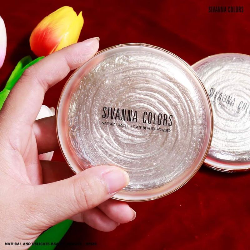 [READY STOCK] SIVANNA COLORS Natural and Delicate Beauty Powder Ultra Foundation Silky Smooth HF689 | Bedak Padat [Browit.id]