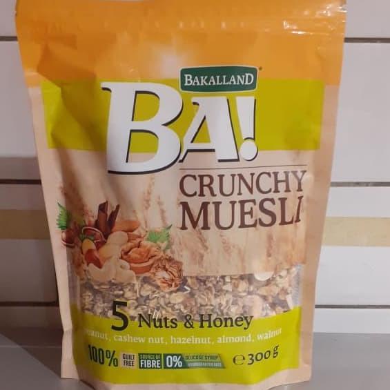 

Premium Product!!! Bakalland Crunchy Muesli Nuts & Honey 300G - Paling Diminati