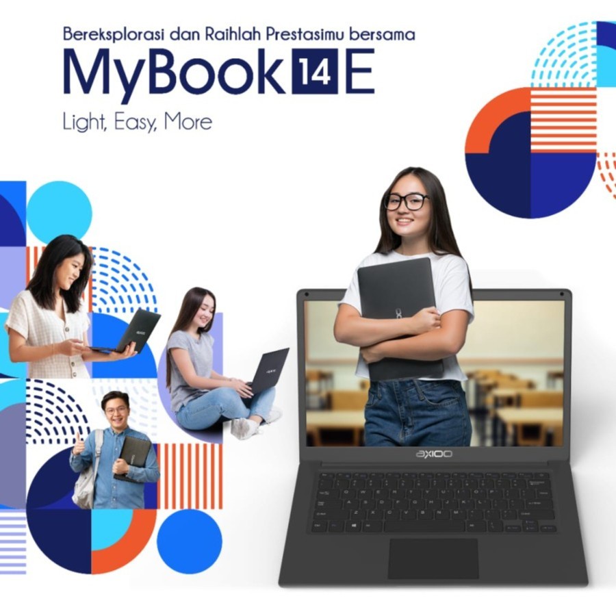 Laptop AXIOO Mybook 14E Intel N4020 4GB 256GB SSD 14" HD