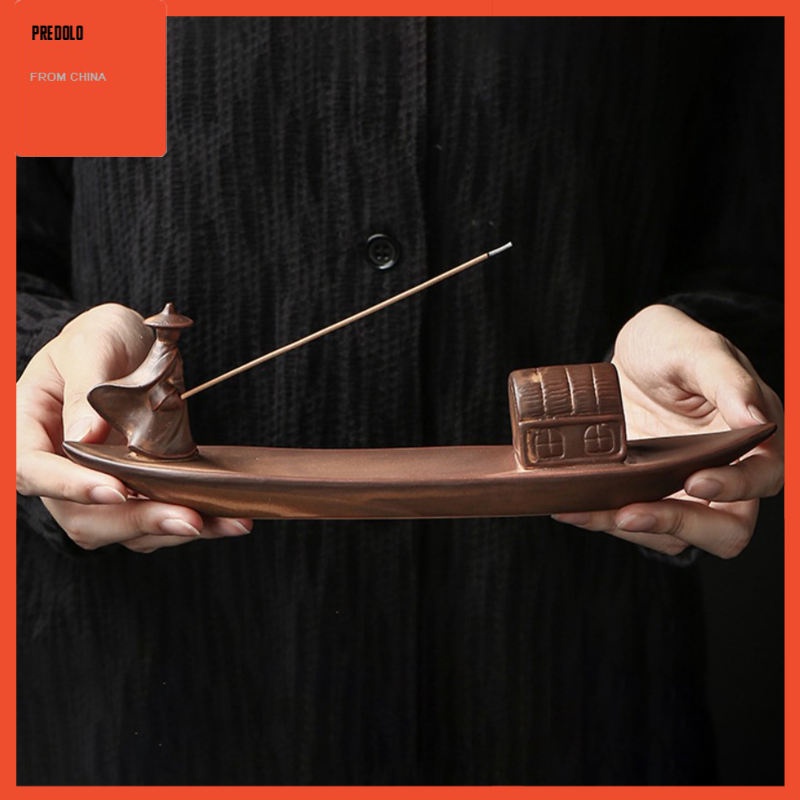 Ornamen Pembakar Dupa Bahan Keramik Untuk Dekorasi Yoga Spa Kantor