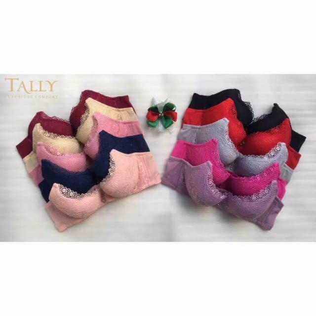 TOP TALLY 8116 - BH TALLY 8116 PAKAI KAWAT ADA BUSA TIPIS SIZE 34 36 38 CUP B - BH FASHION BRA BRUKAT RENDA- BH RENDA BRA IMPORT NYAMAN PAKAI NGANGKAT PAYUDARA - BAHAN ASLI TALLY - ARA98STORE