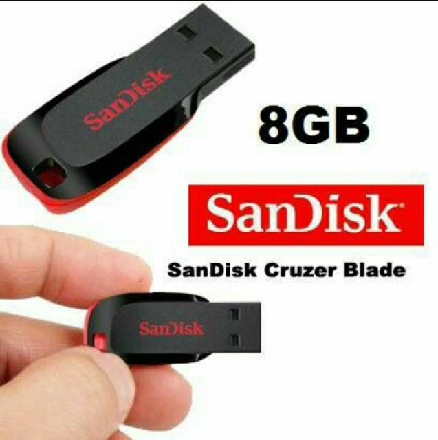 Flashdisk Sandisk 8GB 16gb 32gb Cruzer Blade USB Flash Drive original