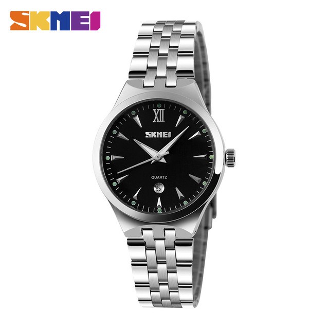 SKMEI 9071 Jam Tangan Pria Wanita Analog Tali Stainless WATCHKITE WKOS