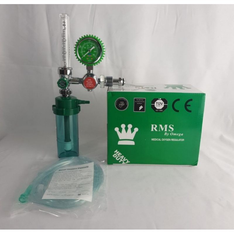 RMS MEDICAL OXYGEN REGULATOR BY OMEGA / REGULATOR OKSIGEN MEDIS RMS