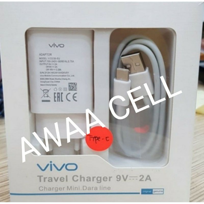 TC CASAN CARGER CHARGER VIVO V20 V20SE V20 PRO Y30 Y50 V17 PRO S1 PRO USB TIPE C ORIGINAL