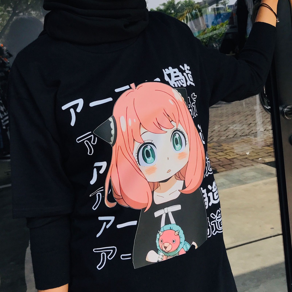 Tshirt Anya Forger Kanji Anime Manga SPY x Family Premium Unisex