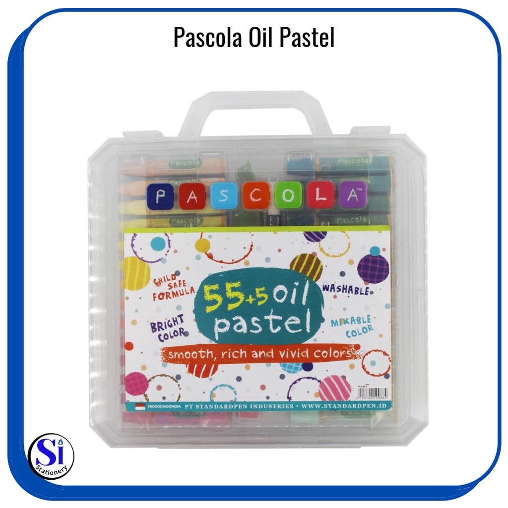 

Crayon Oil Pastel Standard Pascola 55+5 Warna/Pascola Oil Pastel 55+5 Colours