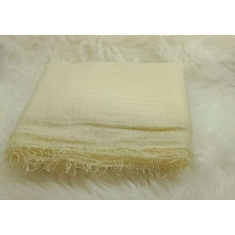 Pashmina Crinckle | Pashmina Shawl | Pashmina Arab | Pashmina Negro Part 2-Cream