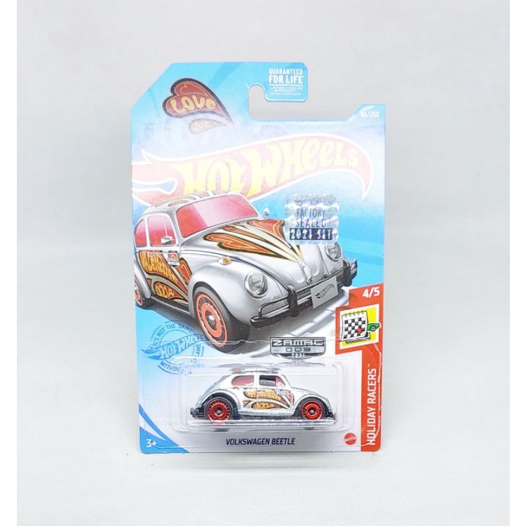 Hot Wheels Zamac VW Volkswagen Beetle Holiday Racers US Card Factory Sealed 2021