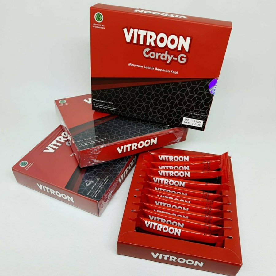 Vitroon Cordy G Vitron Asli isi 10 sachet original