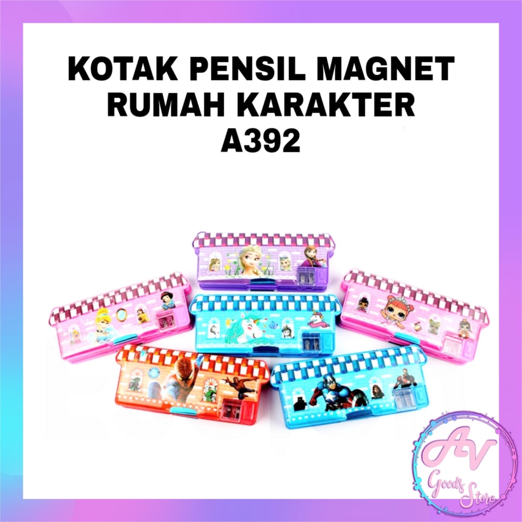 

Kotak Pensil Magnet Karakter Rumah A392 / Tempat Pensil Magnet Fancy