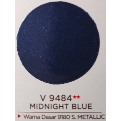 Cat Pilox Diton Premium Vespa Midnight Blue 9484 400ml Warna Biru Tua Gelap Metalik Pespa pilok pylox pylok