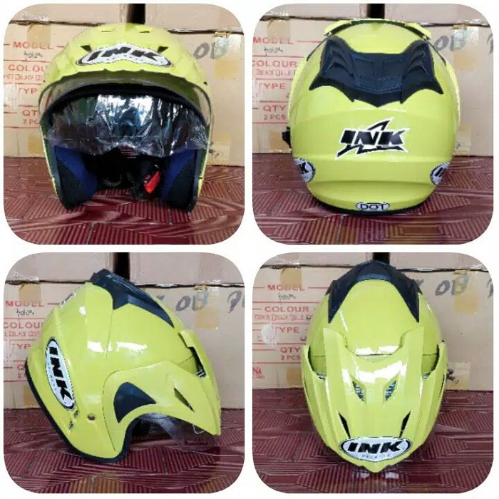 

HELM JP8 REPLIKA KUNING MUDA FREE BUBLE WRAP DAN KARDUS