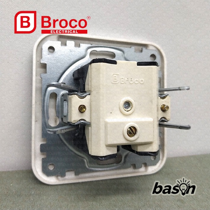 BROCO Galleo Blue / Biru G183 | Antenna Socket Outlet - Colokan TV