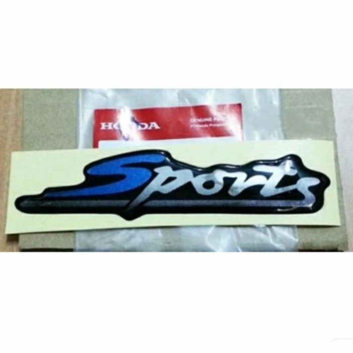 AM.3 - Sticker / Stiker "Sports" Honda Jazz GD3 VTEC Tahun 2004-2008 ORIGINAL