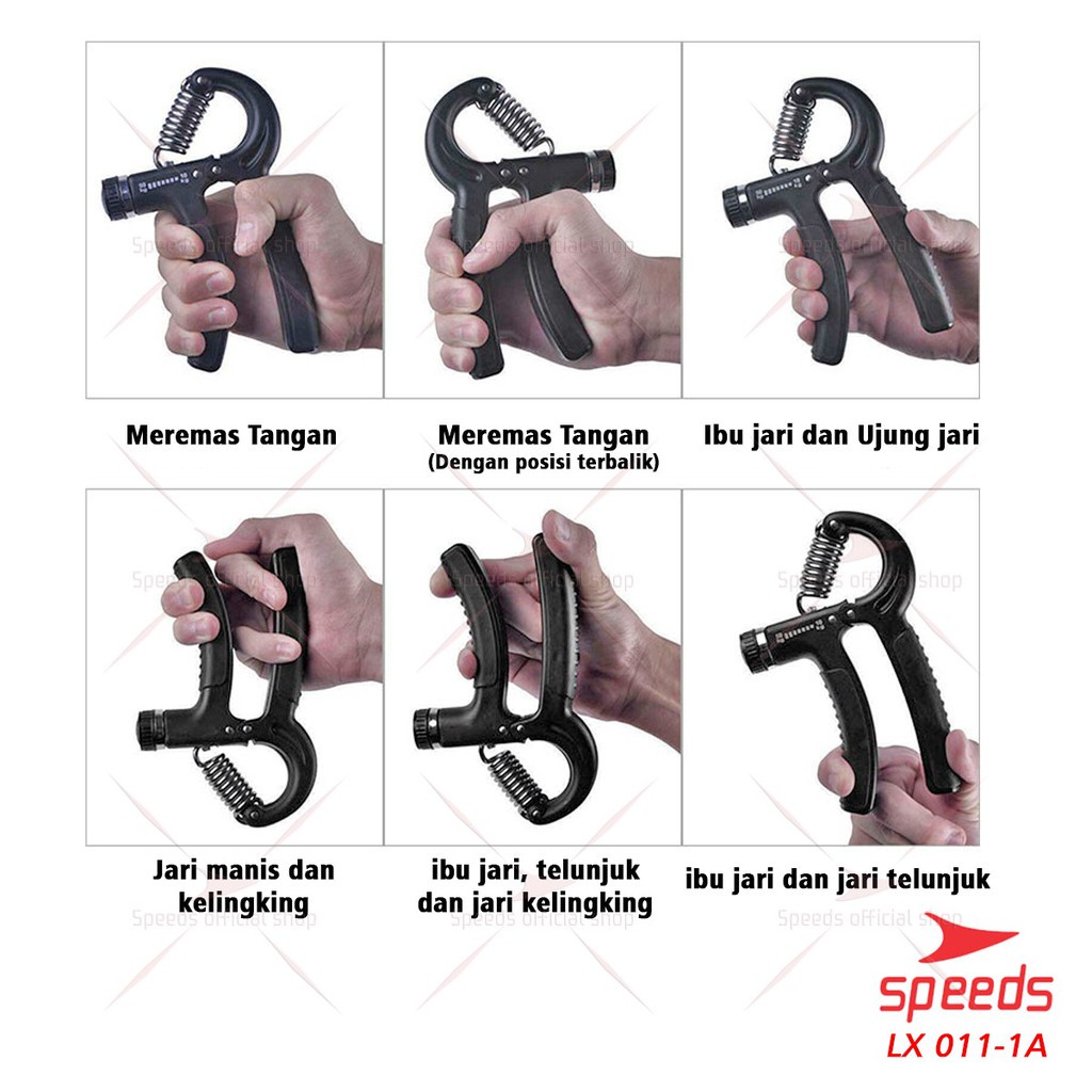 Handgrip Fitness Set Murah 5 - 60 KG Fitnes Alat Bantu Melatih Otot Lengan Tangan Portable Fittness Gym Hand Grip Alat Latihan Otot Jari Tapak Tangan Han Grip Olahraga ACK34