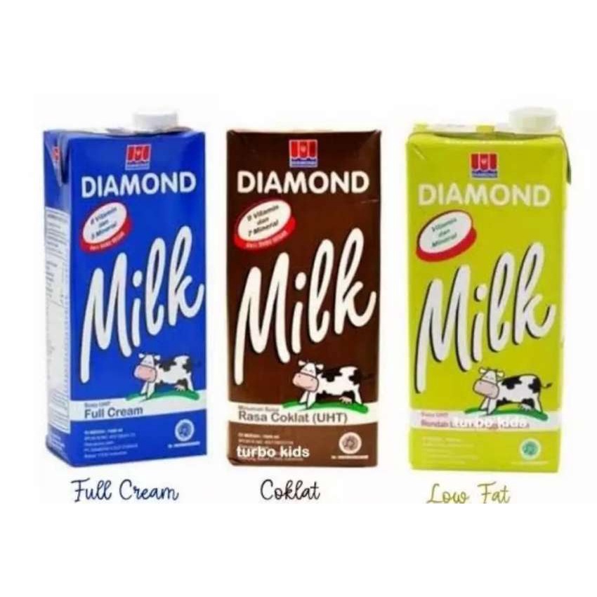 

Susu diamond UHT kemasan 1 liter