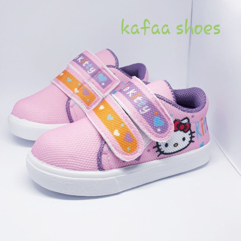 Sepatu Sneakers Anak Perempuan Hello Kitty Umur 1 2 3 4 5 Tahun