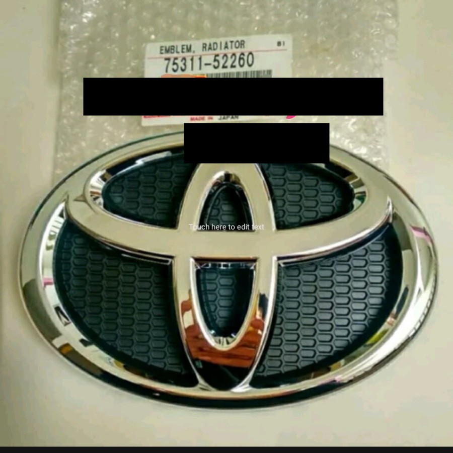 Emblem logo grille grill yaris 2012 2013