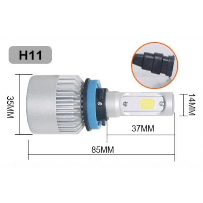 Lampu Mobil LED H11 2pcs