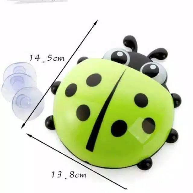 Tempat Sikat Gigi Kumbang / Ladybug Toothbrush Holder