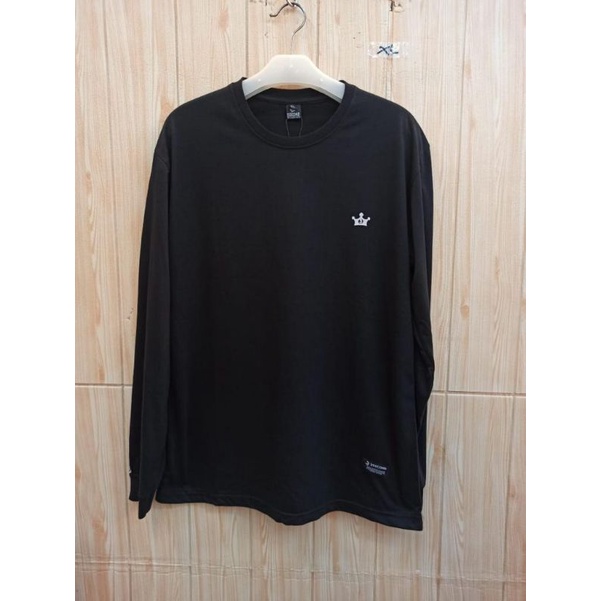 SWEATER CREWNECK DISTRO LOGO HITAM MURAH PRIA KEREN