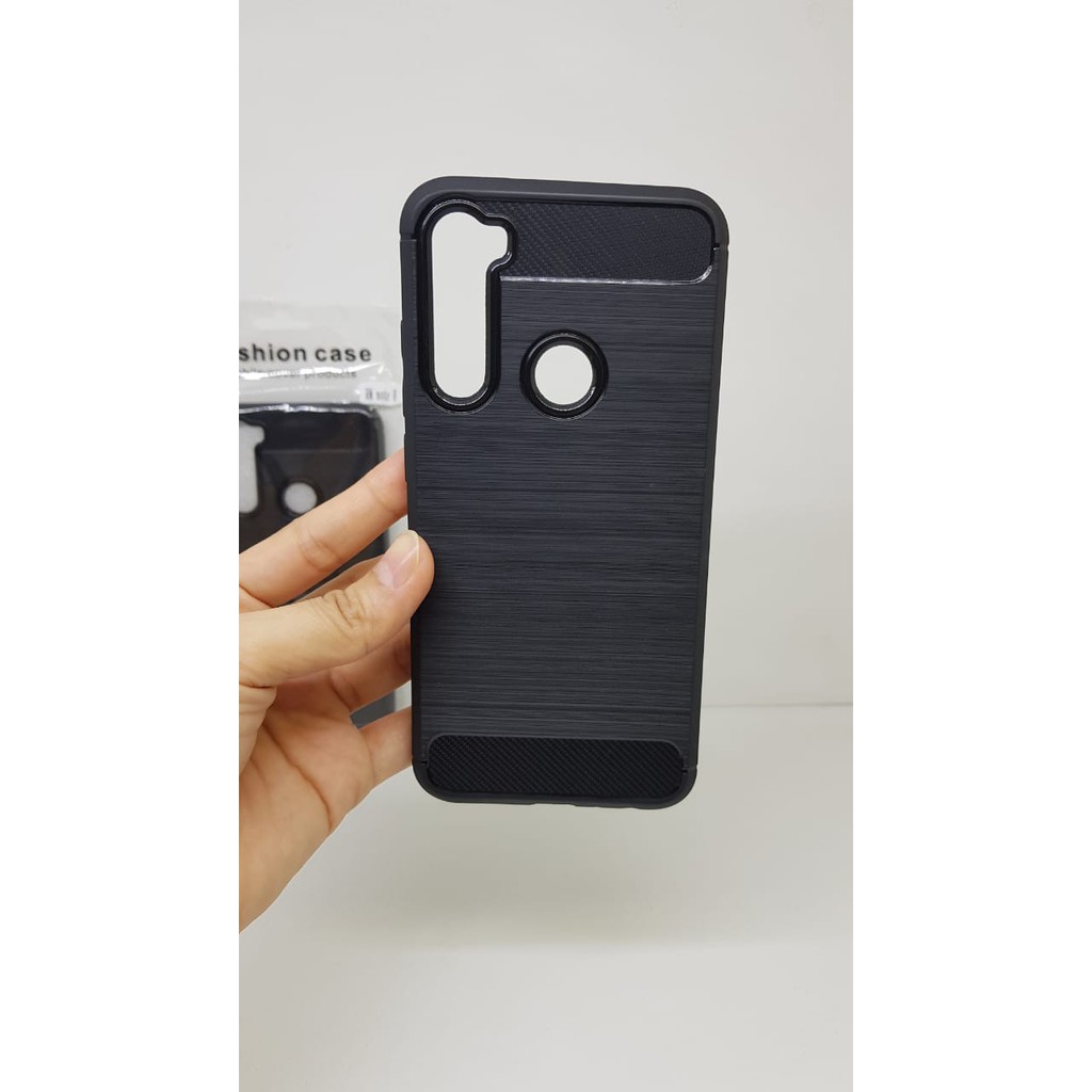 iPaky Carbon Redmi Note 8 6.3&quot; Slim Fit Carbon Soft Case Redmi Note 8 Fiber Multi Carbon