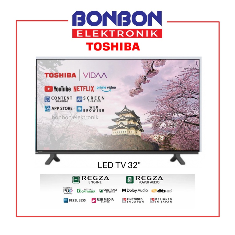 Toshiba LED Vidaa Smart TV 32 Inch 32E31KP HD Ready