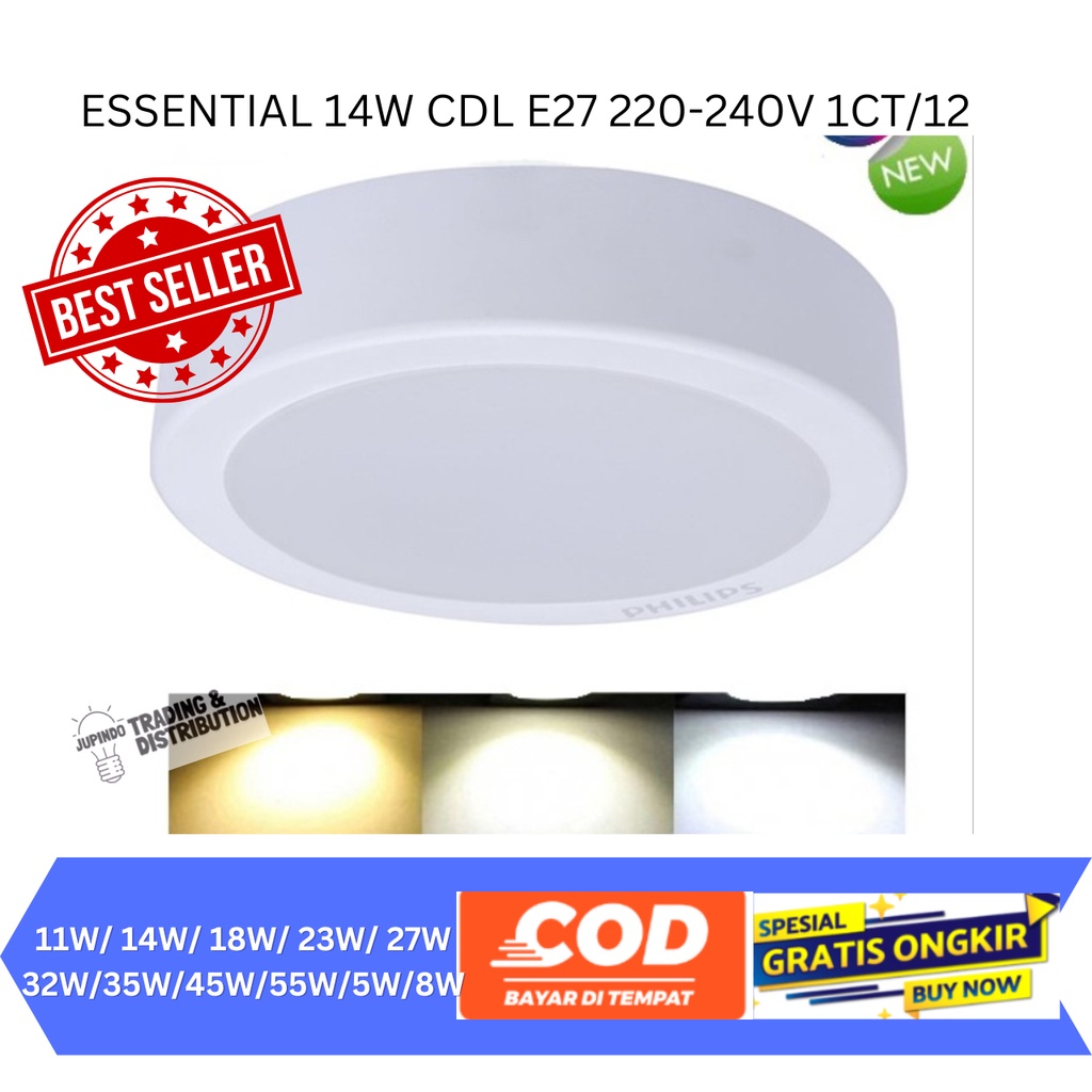 lampu philips-lampu philips led-philips Essential SmartBright Lampu Philips Murah SmartBright 11W/14