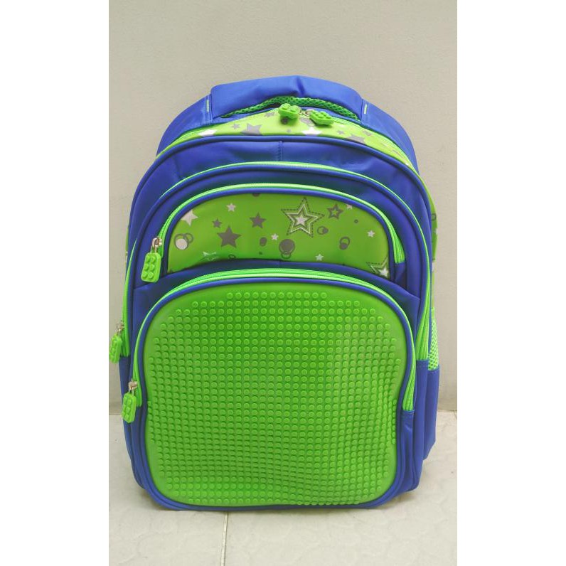 Tas Lego/tas anak ransel sekolah anak perempuan laki SD Lego #Powa - Biru